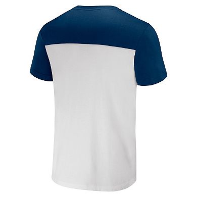 Men's NFL x Darius Rucker Collection by Fanatics Cream Seattle Seahawks Colorblocked T-Shirt