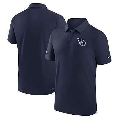 Men's Nike Navy Tennessee Titans Sideline Coaches Performance Polo