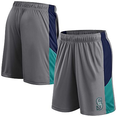 Men's Profile Gray/Navy Seattle Mariners Team Shorts