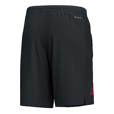 Men's adidas Black Nebraska Huskers AEROREADY Shorts