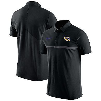 Men's Nike Black LSU Tigers 2023 Coaches Performance Polo