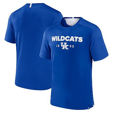 Men's Fanatics Branded  Royal Kentucky Wildcats Defender Rush T-Shirt