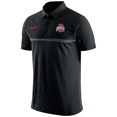 Men's Nike Black Ohio State Buckeyes 2023 Coaches Performance Polo