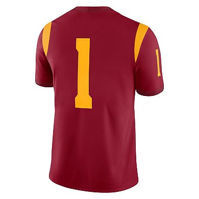 Women's Nike #1 Cardinal USC Trojans Performance Game Jersey