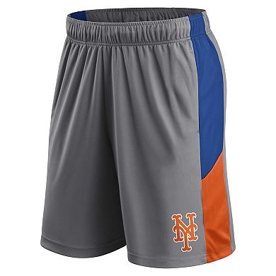 Men's Profile Gray/Royal New York Mets Team Shorts