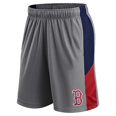 Men's Profile Gray/Navy Boston Red Sox Team Shorts