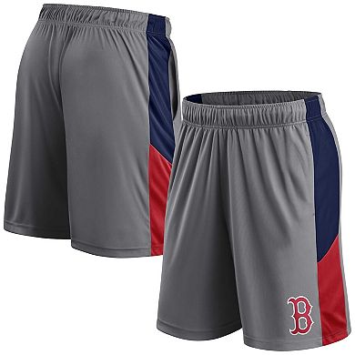 Men's Profile Gray/Navy Boston Red Sox Team Shorts