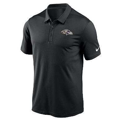 Men's Nike Black Baltimore Ravens Franchise Team Logo Performance Polo