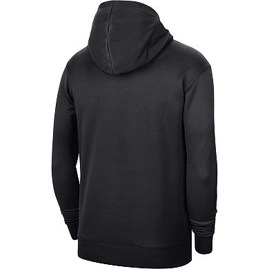 Unisex Nike Black Miami Heat 2023/24 Performance Spotlight On-Court Practice Pullover Hoodie