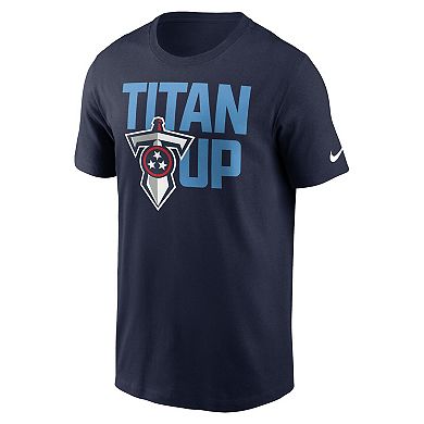 Men's Nike  Navy Tennessee Titans Local Essential T-Shirt