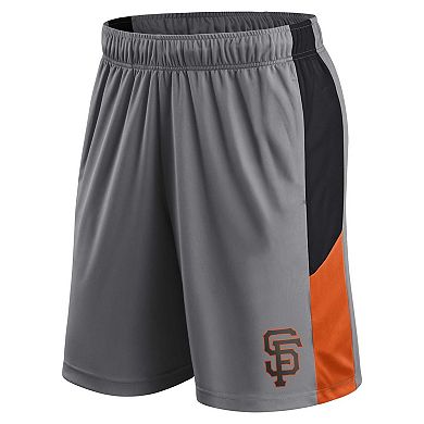 Men's Profile Gray/Black San Francisco Giants Team Shorts