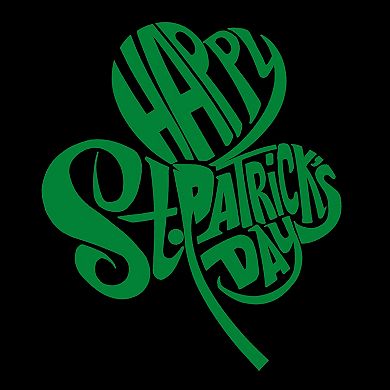 St. Patrick's Day Shamrock - Boy's Word Art T-shirt