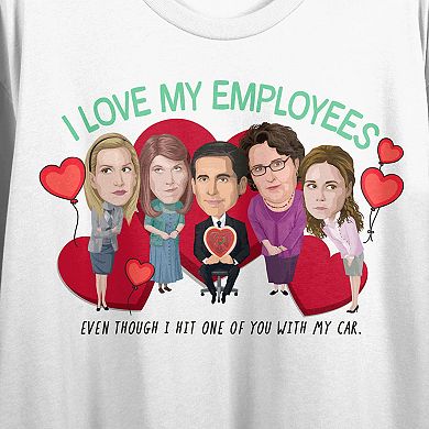 Juniors' The Office I Love My Employees Graphic Tee