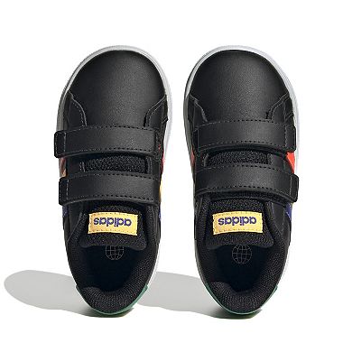 adidas Grand Court Lifestyle Baby/Toddler Hook-and-Loop Shoes