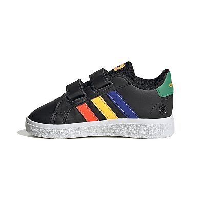 adidas Grand Court Lifestyle Baby/Toddler Hook-and-Loop Shoes