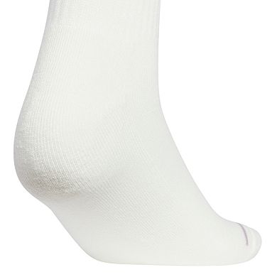 Women's adidas 3-Stripe 3.0 Cushioned 3-Pack Crew Socks