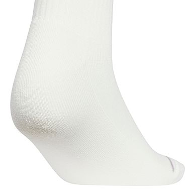 Women's adidas 3-Stripe 3.0 Cushioned 3-Pack High Quarter Socks