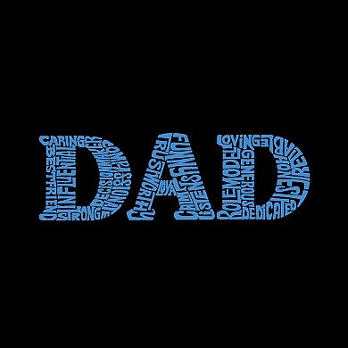 Dad - Mens Word Art Crewneck Sweatshirt