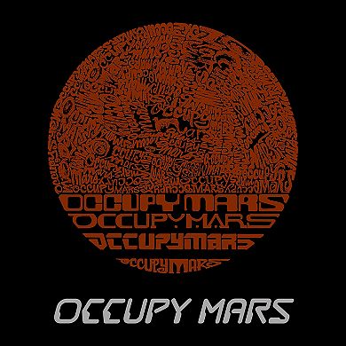 Occupy Mars - Women's Dolman Word Art Shirt