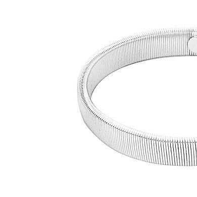 Pannee by Panacea Silver Tone Stretch Tube Bracelet