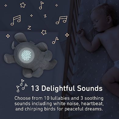 Pure Enrichment PureBaby™ Sound Sleepers Portable Sound Plush Elephant Sleep Aid Machine & Star Projector