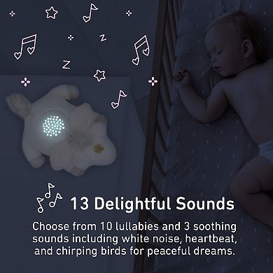 Pure Enrichment PureBaby™ Sound Sleepers Portable Sound Plush Unicorn Sleep Aid Machine & Star Projector