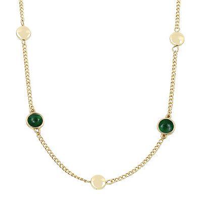 Pannee by Panacea Olive Station Necklace