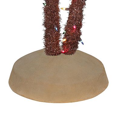 Puleo International Inc. 3.5-ft. & 6-ft. Pre-Lit Double Trunk Artificial Palm Christmas Tree