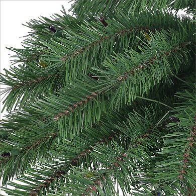 Puleo International Inc. 3.5-ft. & 6-ft. Pre-Lit Double Trunk Artificial Palm Christmas Tree