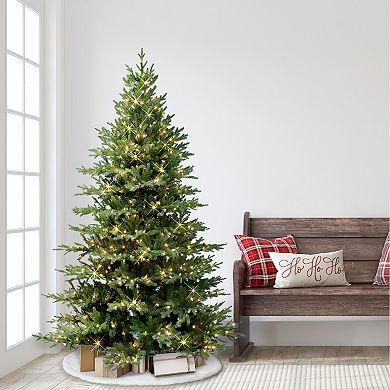 Puleo International Inc. 6.5-ft. Pre-Lit Balsam Artificial Fir Christmas Tree