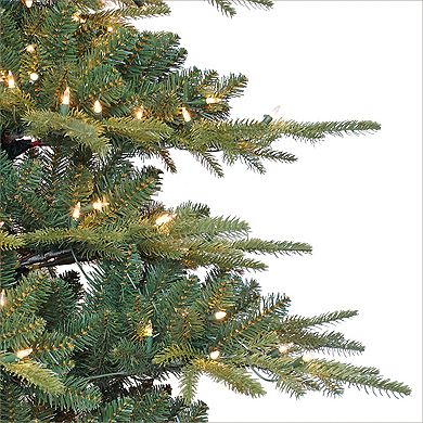 Puleo International Inc. 7.5-ft. Pre-Lit Artificial Utah Fir Christmas Tree