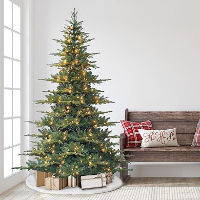 Puleo International Inc. 7.5-ft. Pre-Lit Artificial Utah Fir Christmas Tree