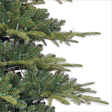 Puleo International Inc. 7.5-ft. Pre-Lit Artificial Utah Fir Christmas Tree