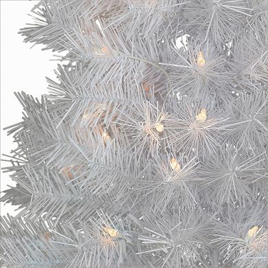 Puleo International Inc. 3-ft. Pre-Lit White Snow Ridge Artificial Fir Christmas Tree