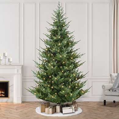 Puleo International Inc. 9-ft. Pre-Lit Hillside Spruce Artificial Christmas Tree