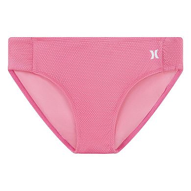 Girls 7-16 Hurley Bandeau UPF 50+ Bikini Top and Bottom Swimsuit Set