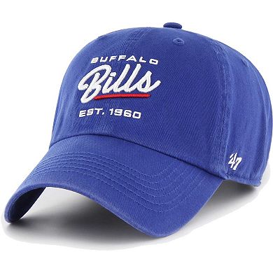 Women's '47 Royal Buffalo Bills Sidney Clean Up Adjustable Hat