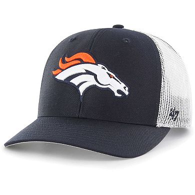 Men's '47 Navy Denver Broncos Adjustable Trucker Hat