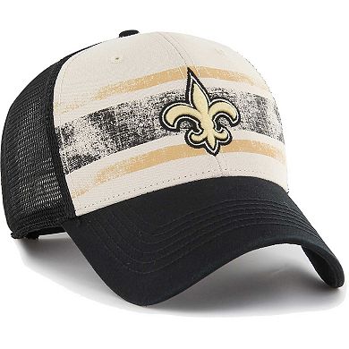 Men's '47 Cream New Orleans Saints Breakout MVP Trucker Adjustable Hat