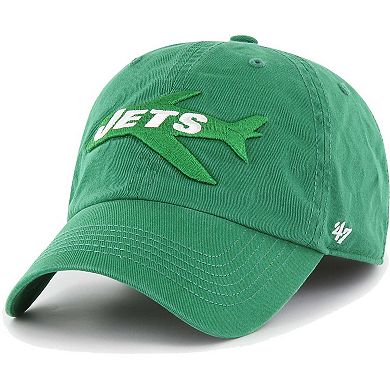 Men's '47 Kelly Green New York Jets Gridiron Classics Franchise Legacy Fitted Hat