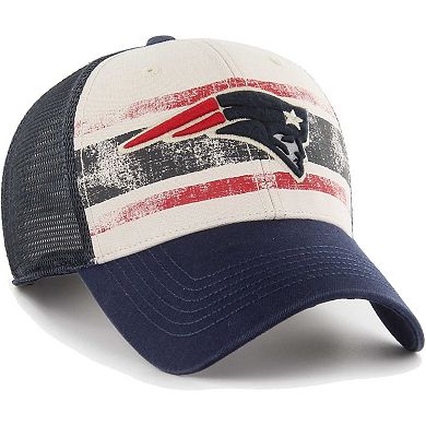 Men's '47 Cream New England Patriots Breakout MVP Trucker Adjustable Hat