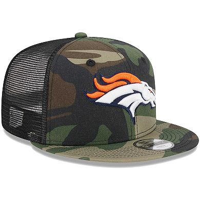 Youth New Era Camo Denver Broncos  Main Trucker 9FIFTY Snapback Hat