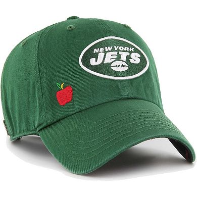 Women's '47 Green New York Jets Confetti Icon Clean Up Adjustable Hat
