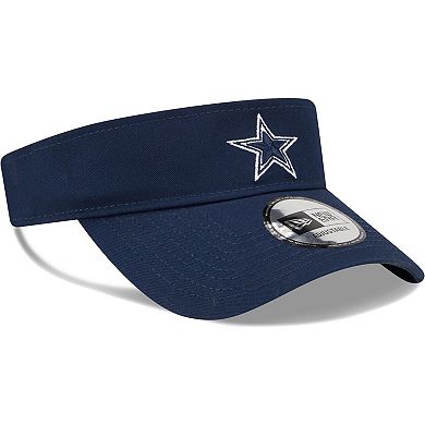 Men's Navy Dallas Cowboys Main Adjustable Visor