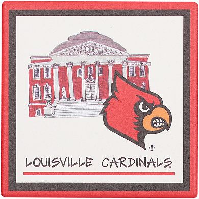 Louisville Cardinals Four-Pack Coaster Set