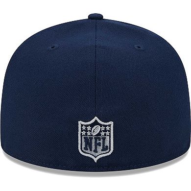 Men's New Era Navy Dallas Cowboys  Main Patch 59FIFTY Fitted Hat
