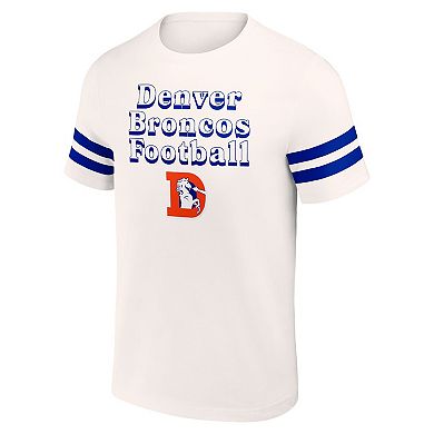 Men's NFL x Darius Rucker Collection by Fanatics Cream Denver Broncos Vintage T-Shirt