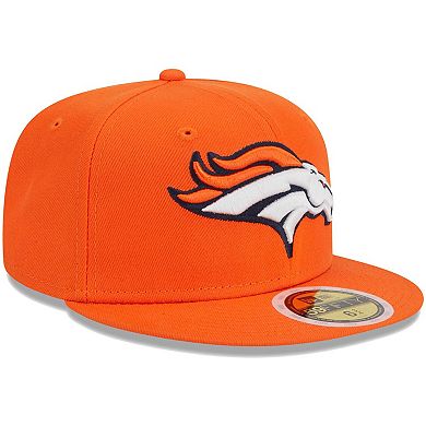 Youth New Era Orange Denver Broncos  Main 59FIFTY Fitted Hat