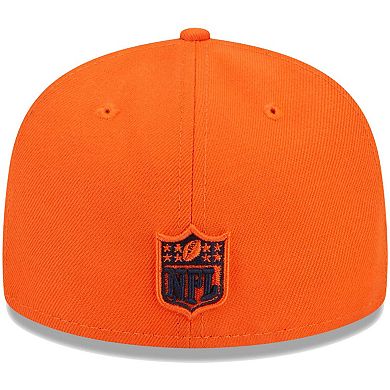 Youth New Era Orange Denver Broncos  Main 59FIFTY Fitted Hat
