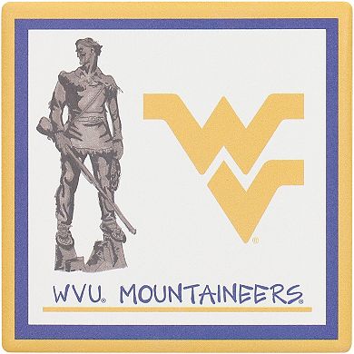 West Virginia Mountaineers Four-Pack Coaster Set